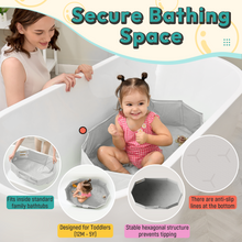 UNCLE WU Toddler Bathtub for Shower