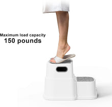 3 in 1 Step Stool for Kids - Toddler Sink Step Up Stool for Kitchen - Bathroom Safety Bottom as Potty Training Stool -Double Step Stool for Kitchen,Bathroom - Eco-Friendly