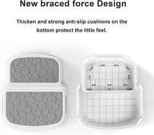 3 in 1 Step Stool for Kids - Toddler Sink Step Up Stool for Kitchen - Bathroom Safety Bottom as Potty Training Stool -Double Step Stool for Kitchen,Bathroom - Eco-Friendly