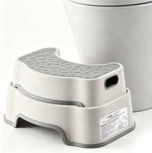 2-in-1 Adjustable Toilet Stool for Adults, Bathroom Foot Rest 4.7 or 8.2 inch setup, TPR non-slip surface, and 300 lb support for family, kids, guest bath, and potty training