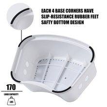 Step Stool for Kids - Toddler Step Up Stool for Kitchen - Bathroom Safety Bottom as Toilet Stool - Slip-Resistant Surface1 Step Stool for Kids / Adult (Gray White) 1 Pack