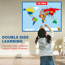 World Map Laminated Poster - 18 x 24 Inch