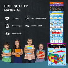 Kids Educational Number 1-100 Poster Chart （ 18 x 24 Inch)